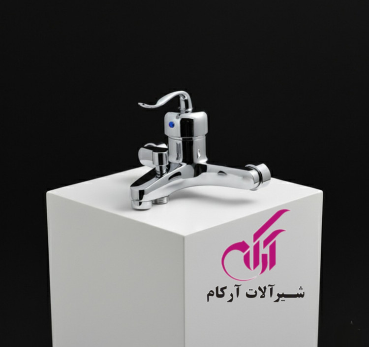 ست شیرآلات آرکام مدل قاجاری کروم