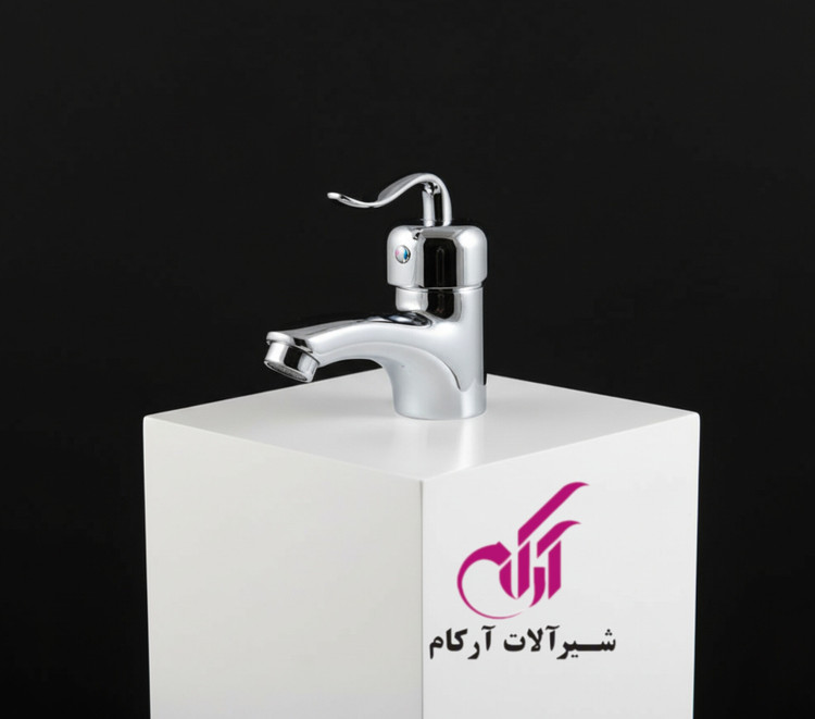 ست شیرآلات آرکام مدل قاجاری کروم