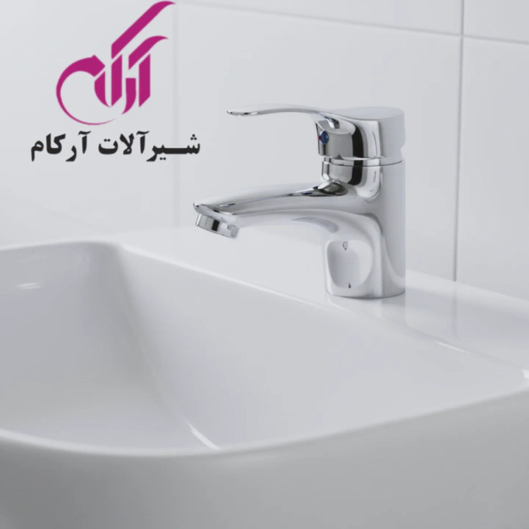 ست شیرآلات آرکام مدل لاله کروم